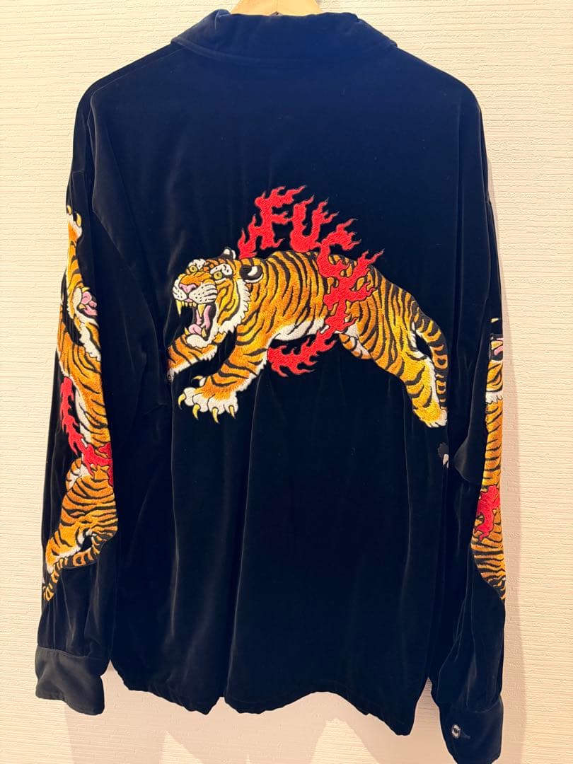 wackomaria 虎VELOUR VIETNAM JACKETブラック XL