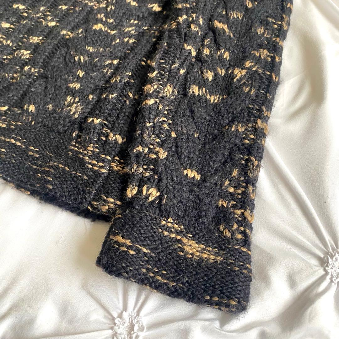 高級感✨ イタリア製 レコパン カウチンセーター ダブルブレスト アルパカ混