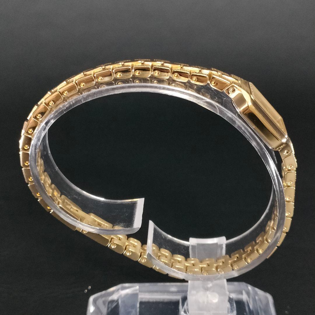 美品　CITIZEN　シチズン　HIROB　ゴールド　スクエア　ソーラー　腕時計