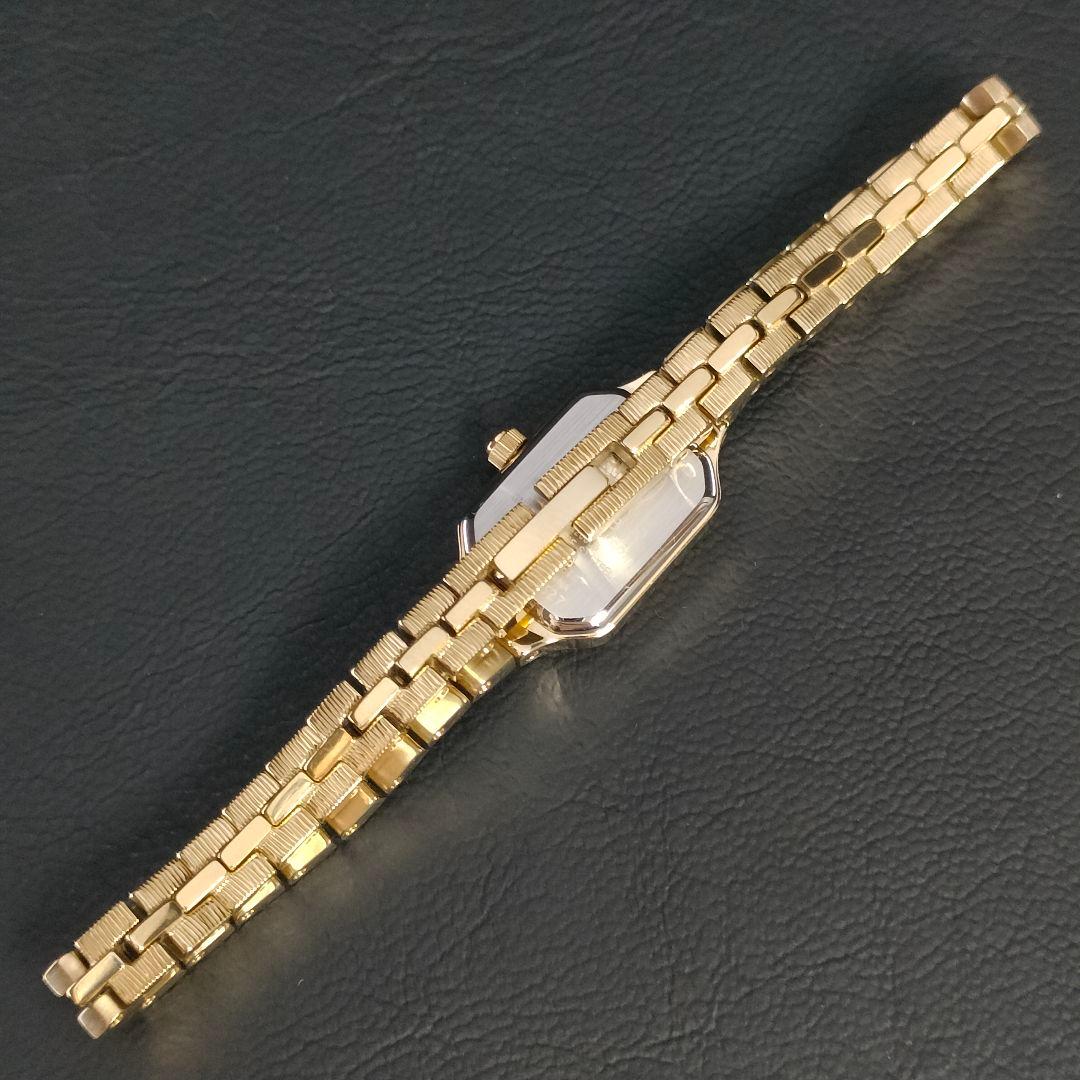 美品　CITIZEN　シチズン　HIROB　ゴールド　スクエア　ソーラー　腕時計