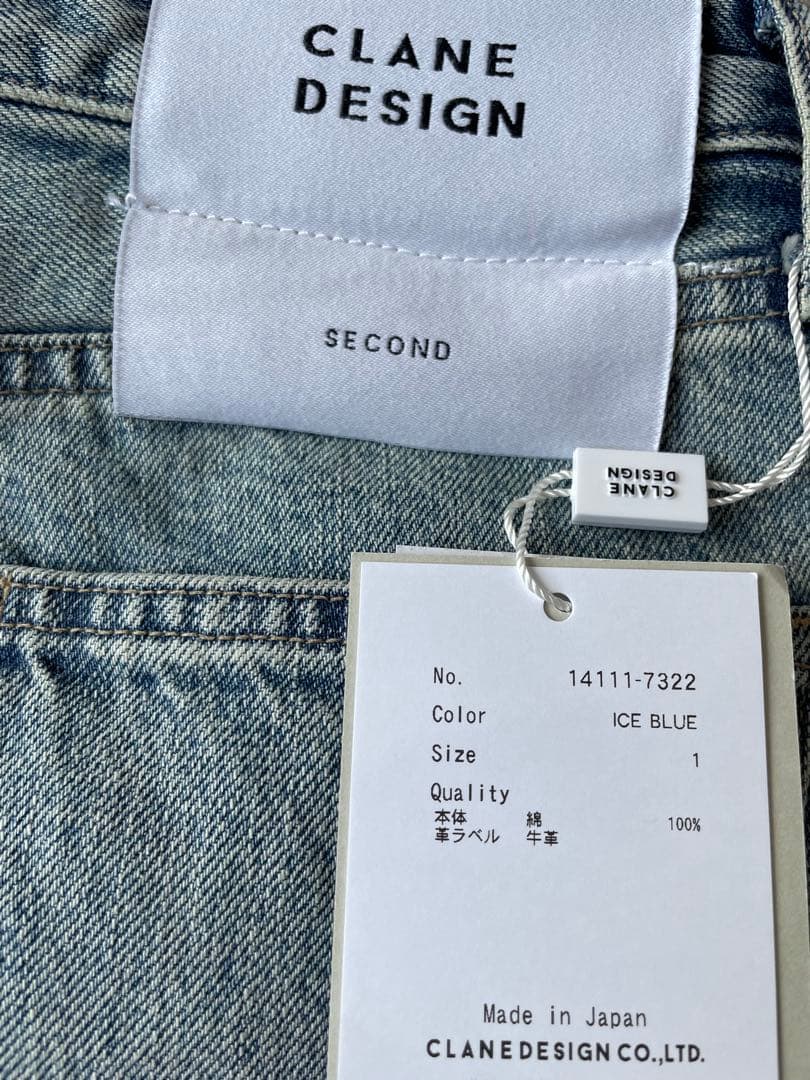 パンツ CLANE SECOND DENIM PANTS