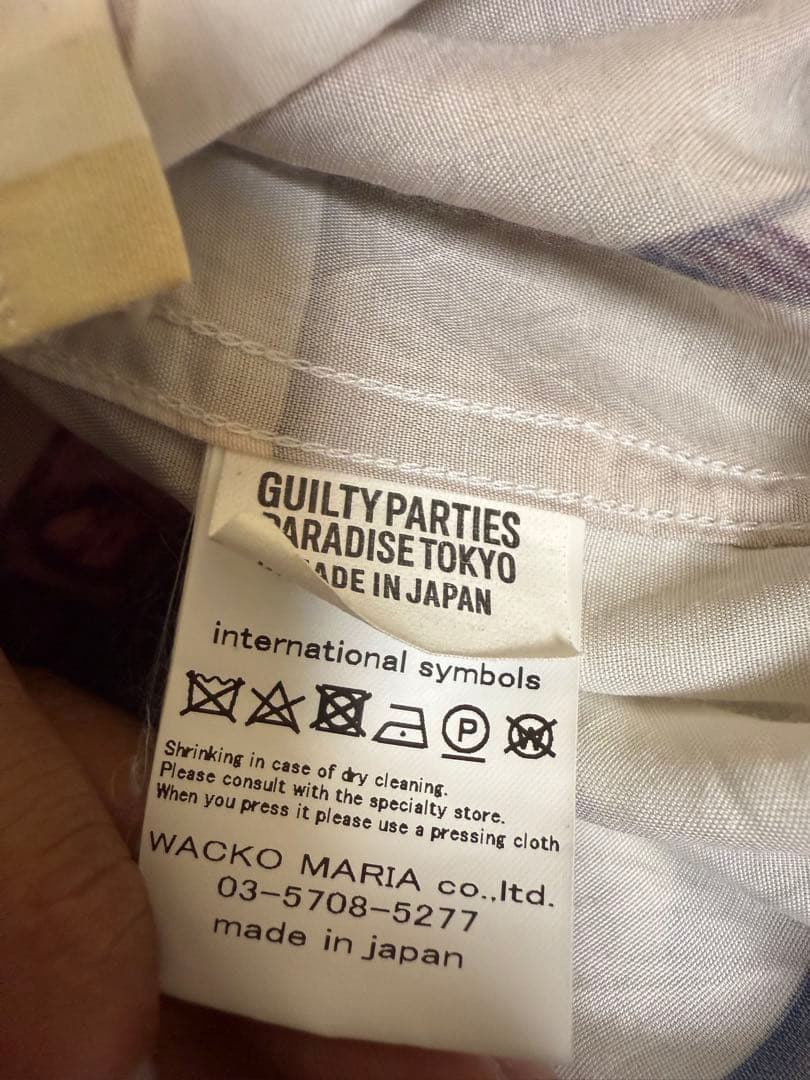 WACKO MARIA フォトプリントシャツ Lサイズ