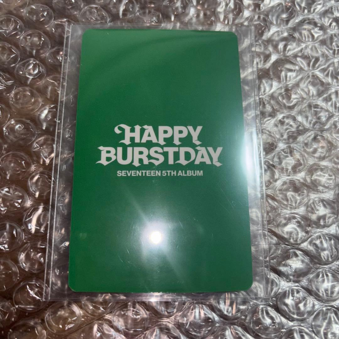 SEVENTEEN HAPPY BUSTDAY ウジ トレカ サイン会 当選