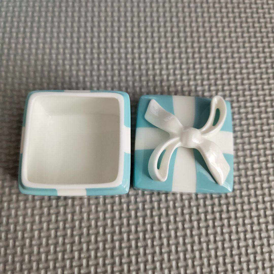 Tiffany & Co. 小物入れ ミニブルーボウボックス アクセサリーケース
