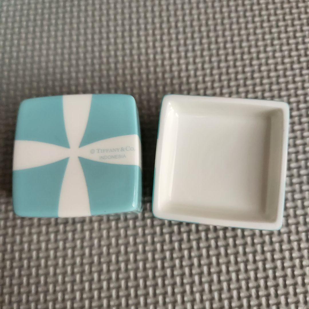Tiffany & Co. 小物入れ ミニブルーボウボックス アクセサリーケース