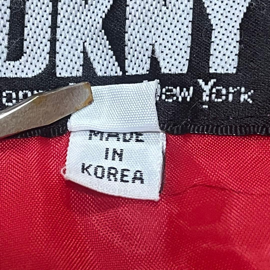 DKNY 90's ロゴ　刺繍　ナイロン　MA-1 ボンバー　ジャケット　Y2K