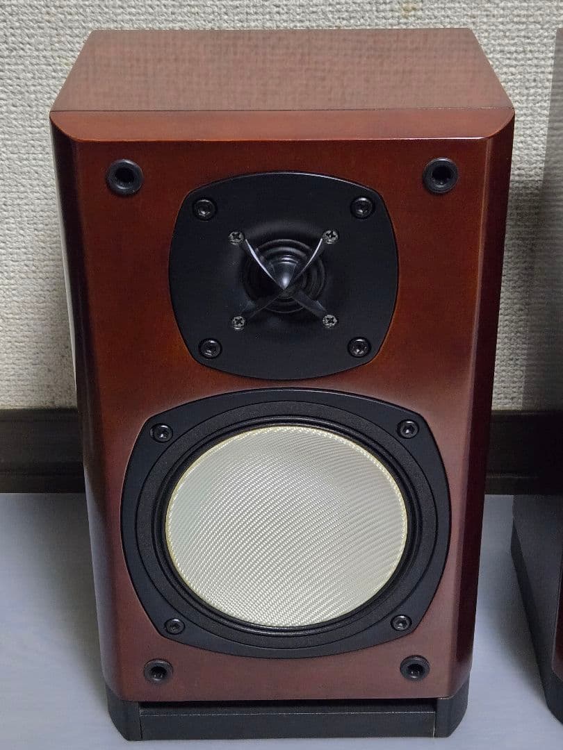 ONKYO オンキヨー スピーカー D-508M ペア 木目調 説明書付