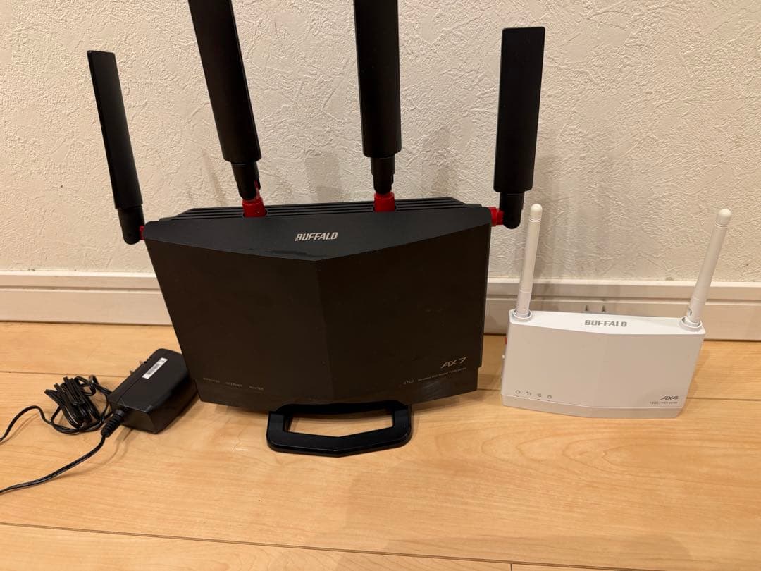 ルーター・ネットワーク機器 BUFFALO WXR-5700AX7P+WEX-1800AX4EA