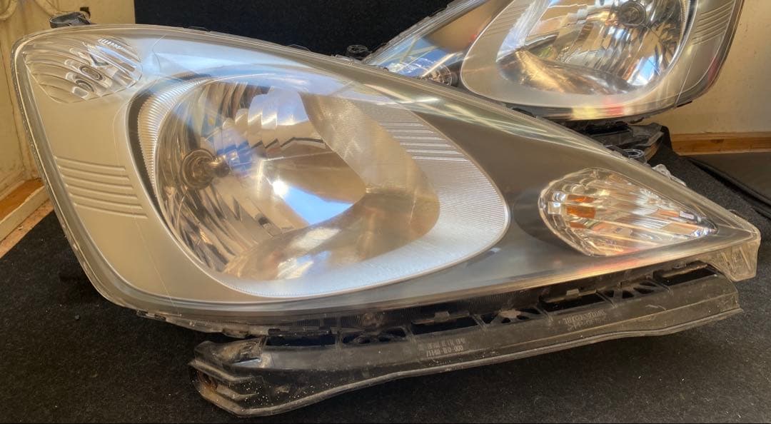 フィット GE6 GE8 前期 純正 ヘッドライト 左右セット