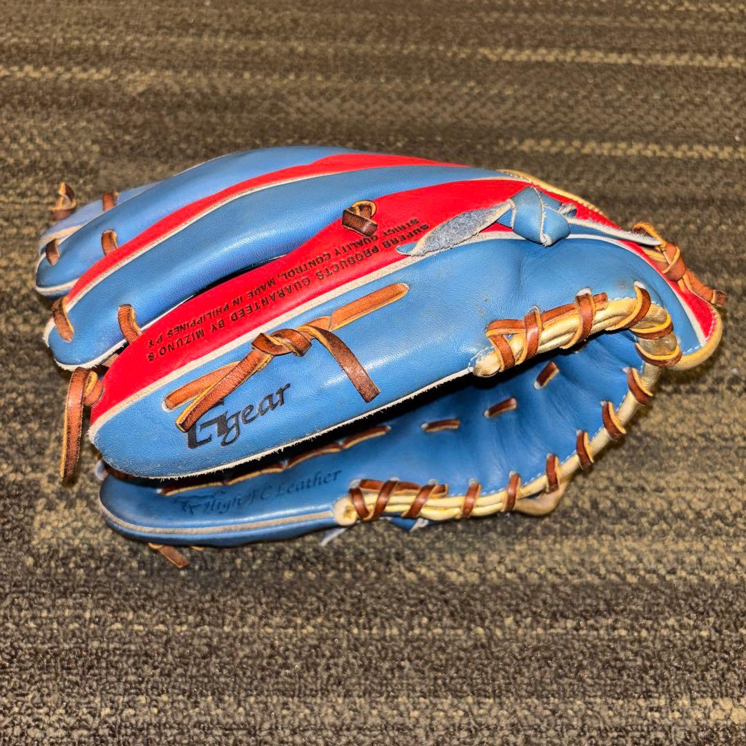 ★限定品 レアMizuno グローバルエリート 内野用 赤/青 即戦力★