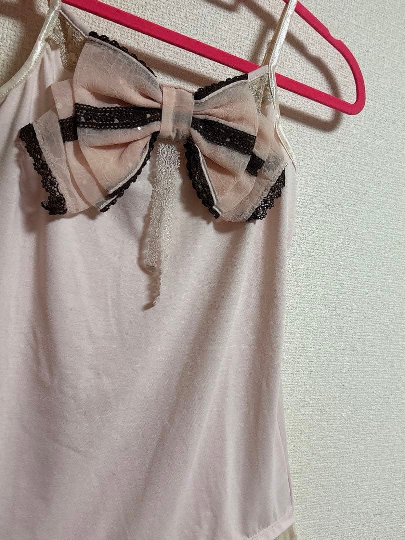 axes femme♡ビッグリボンキャミソール美品.希少.y2k