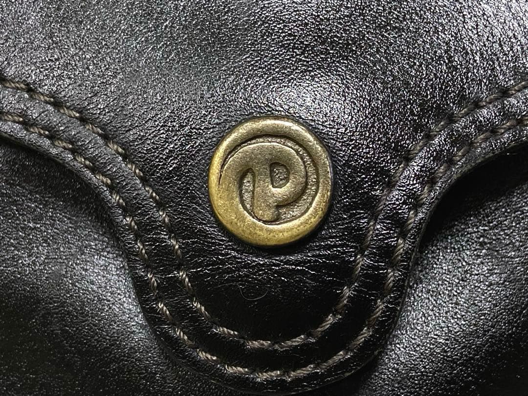 ポーター トスカーナ ショルダーバッグ 廃盤 レザー 本革 黒 吉田カバン 男女