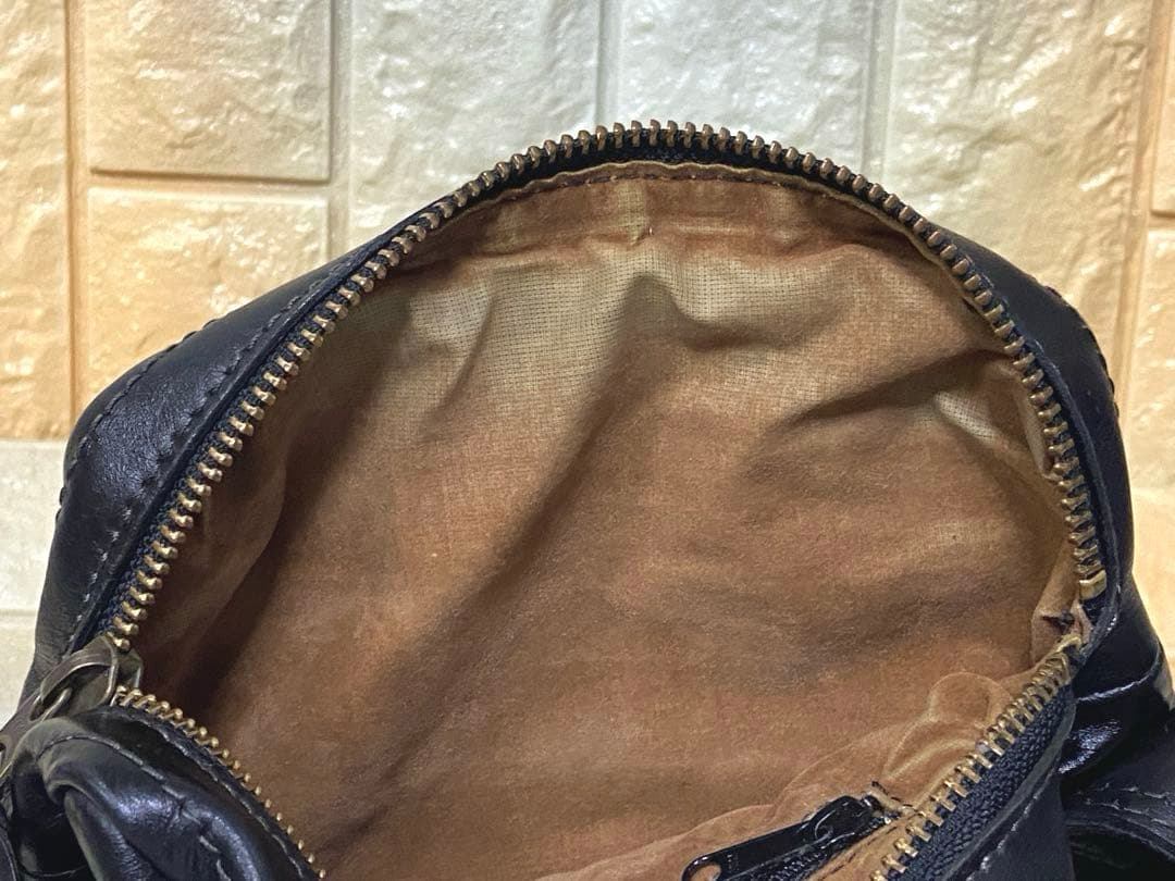 ポーター トスカーナ ショルダーバッグ 廃盤 レザー 本革 黒 吉田カバン 男女