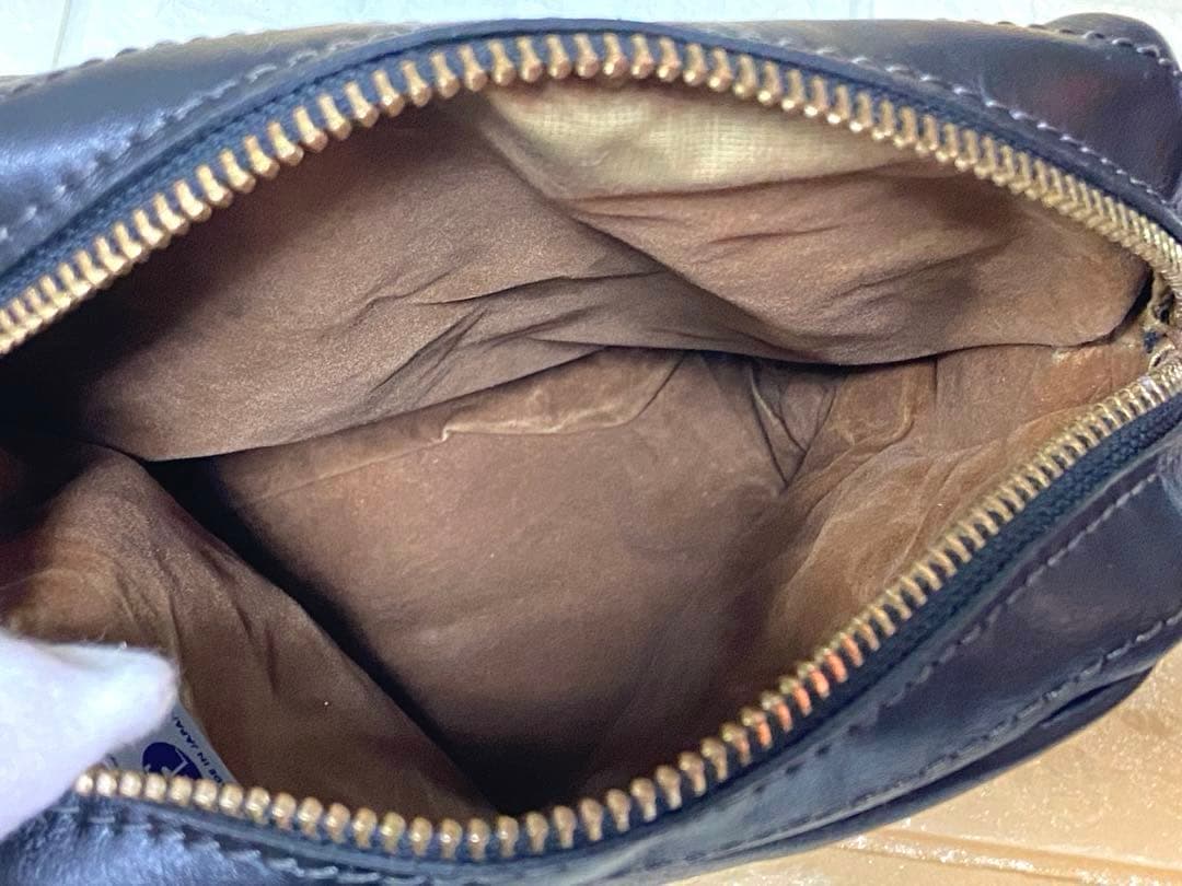 ポーター トスカーナ ショルダーバッグ 廃盤 レザー 本革 黒 吉田カバン 男女