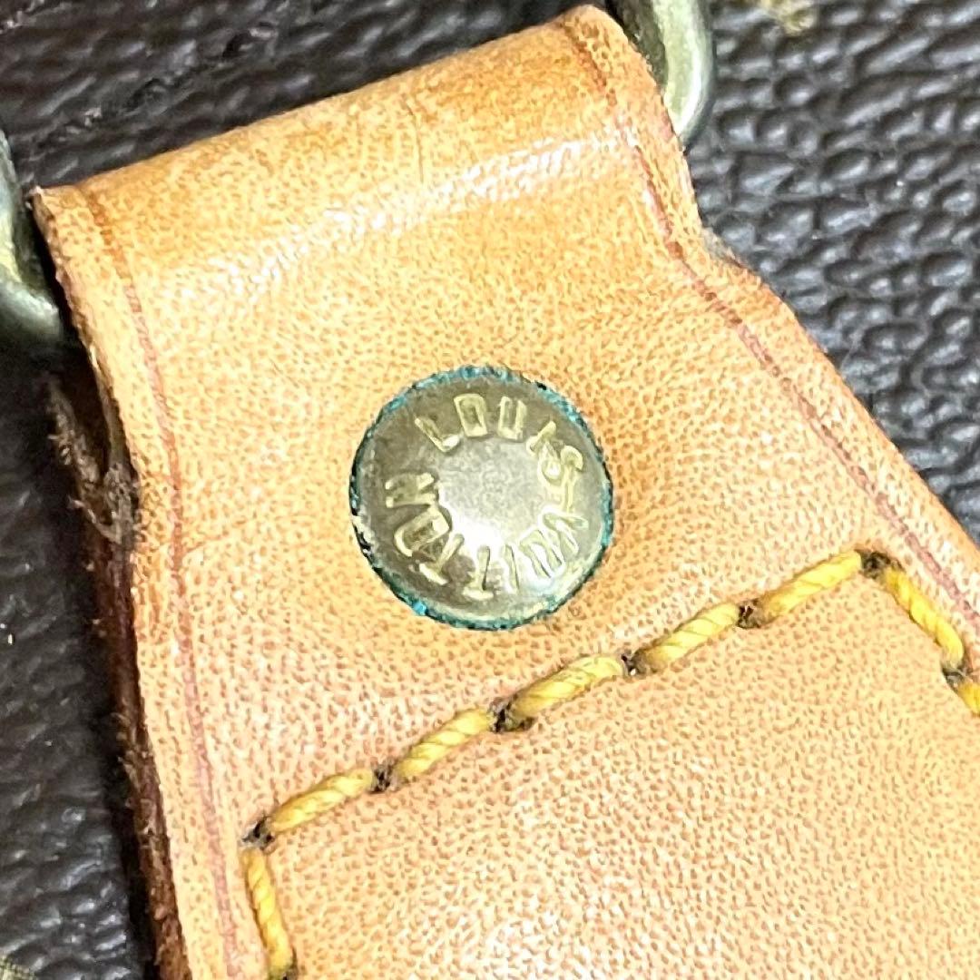 ルイヴィトン　ボストンバッグ　スピーディ35 モノグラム　ブラウン　ヌメ革