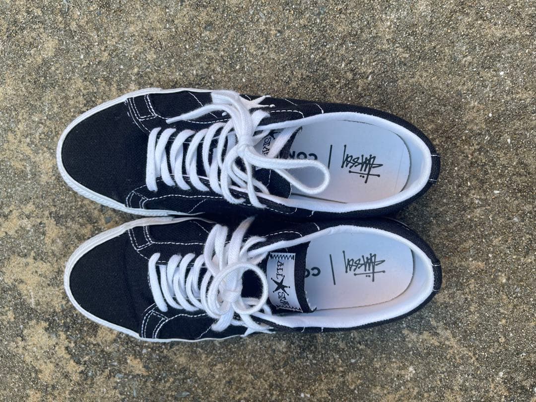 stussy × converse one star 27.5cm