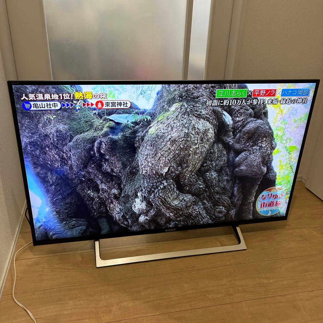 スマートテレビ　4K対応！SONY ソニー　KJ-43X8000E美品!