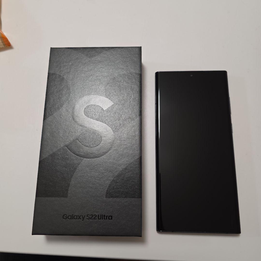 Samsung Galaxy S22 Ultra ブラック 本体