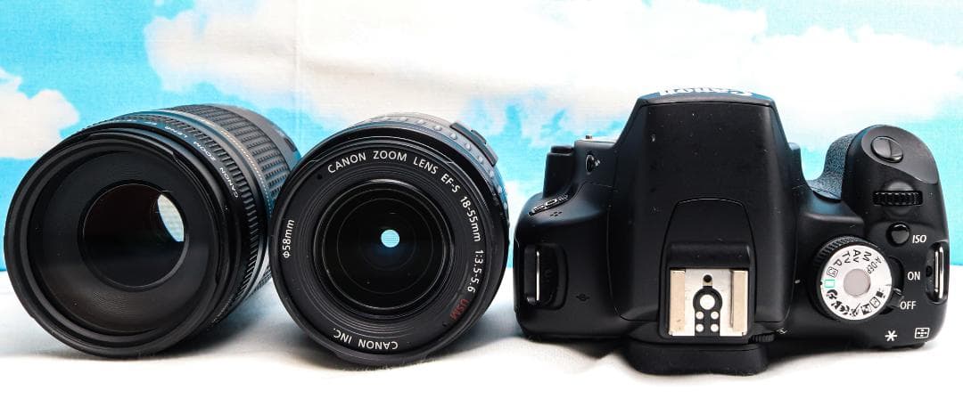 キャノン Canon Kiss X3⭐️スマホに転送♪⭐️超望遠ダブルレンズ