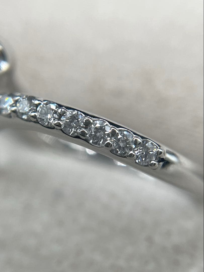 最終交渉可JA38★最高級 小寺智子 ダイヤモンド0.26ct プラチナ リング
