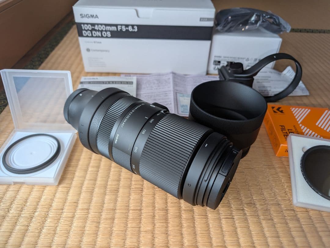 SIGMA 100-400mm F5-6.3 三脚座セット　極美品Xマウント