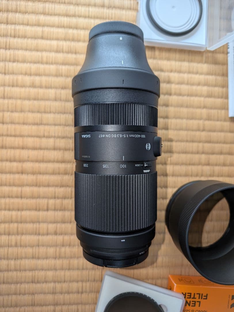 SIGMA 100-400mm F5-6.3 三脚座セット　極美品Xマウント
