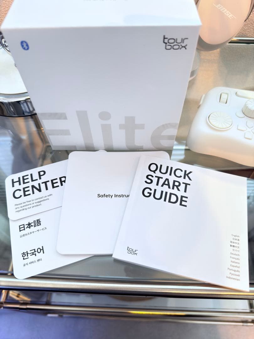 【超美品】TourBoxElite アイボリーホワイト フラッグシップモデル