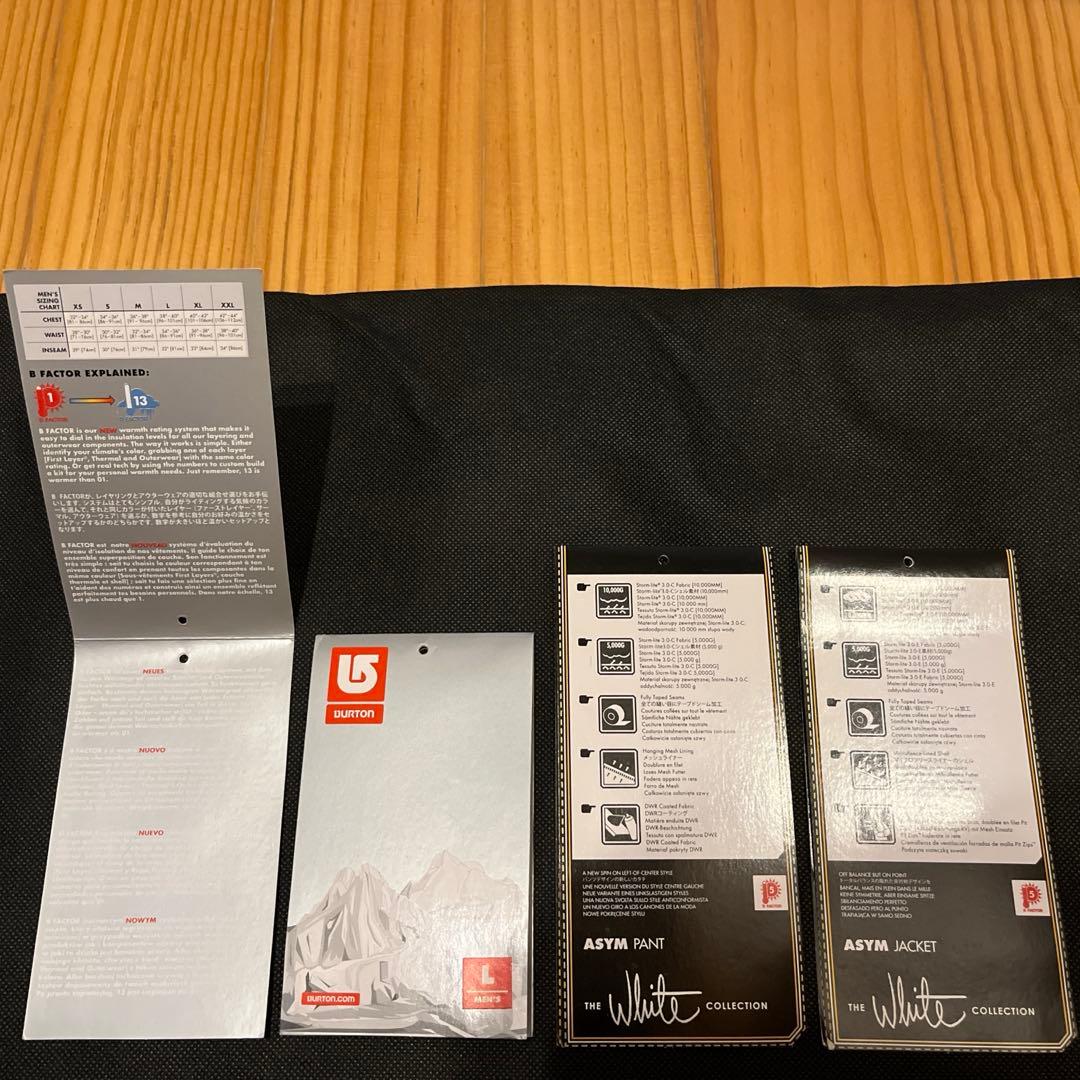 Burton スノーボードウェアLサイズ　ベルト、グローブ付属