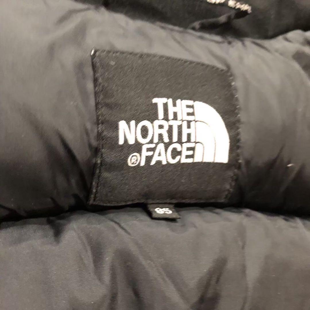 刺繍　700フィル ブラック　レディースM ヌプシ　ザノースフェイス　ダウン