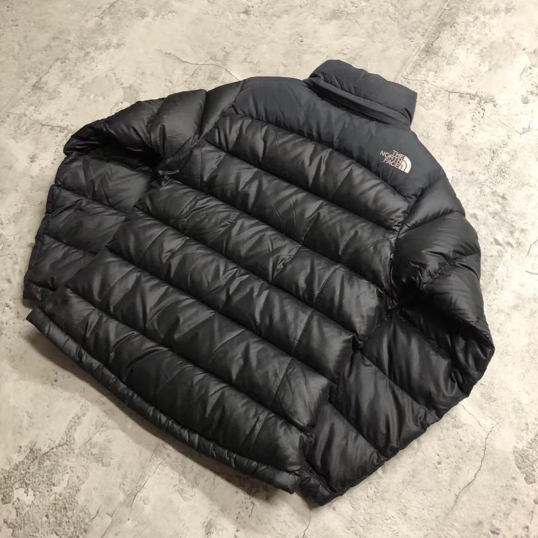 刺繍　700フィル ブラック　レディースM ヌプシ　ザノースフェイス　ダウン