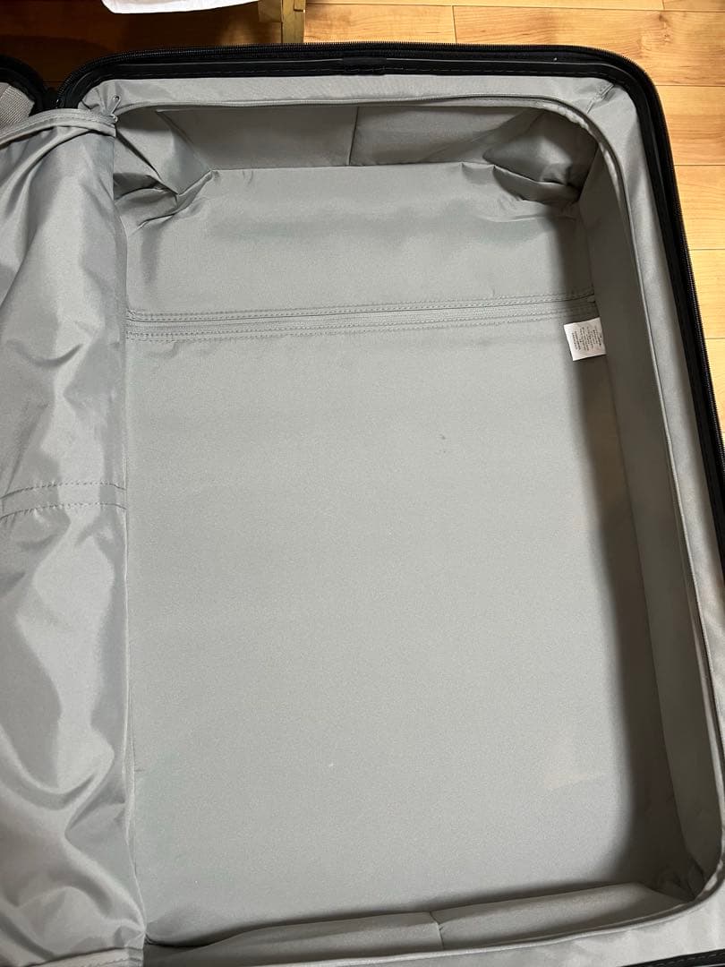 【美品✨1回使用】無印良品105L スーツケース 黒 消毒済み 4輪 TSA付