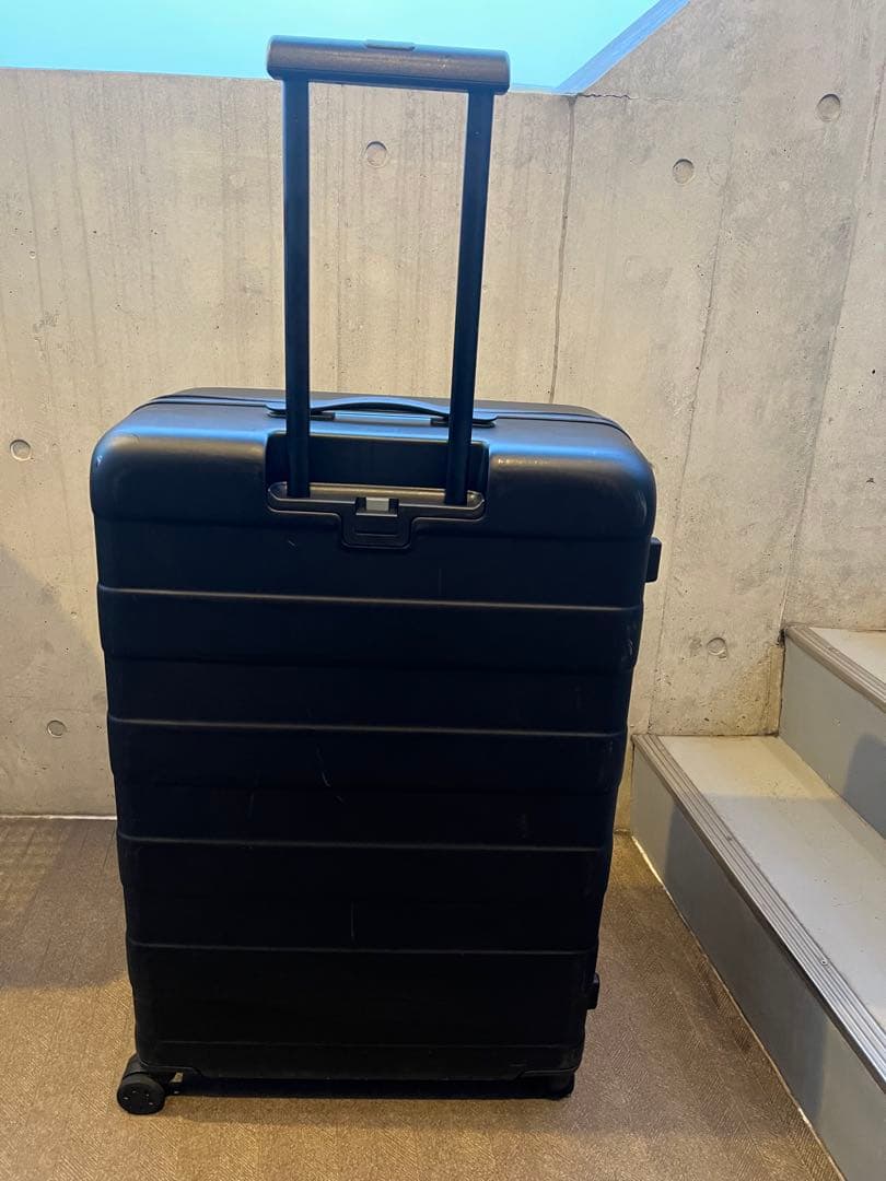 【美品✨1回使用】無印良品105L スーツケース 黒 消毒済み 4輪 TSA付