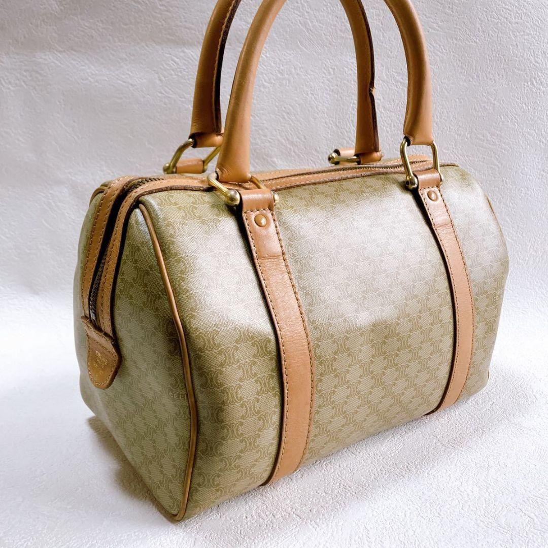 【美品】CELINE セリーヌ マカダム ボストンバッグ