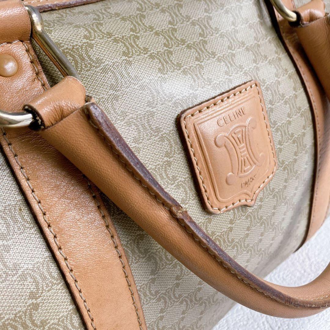 【美品】CELINE セリーヌ マカダム ボストンバッグ