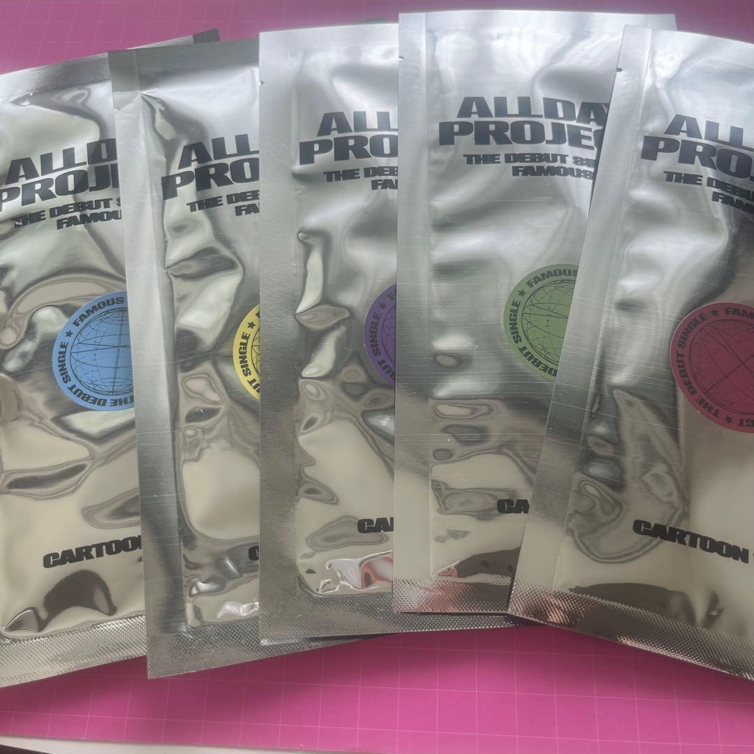 【新品未開封】ALLDAY PROJECT CARTOON ver.　5種セット