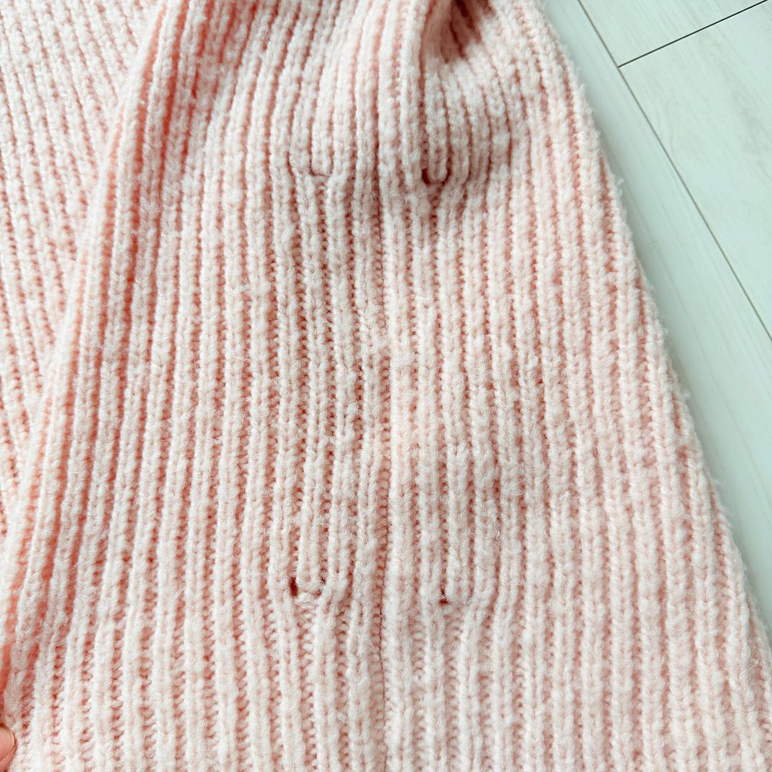 美品✨オーラリー　ウールキャメル モックネック リブニットプルオーバー