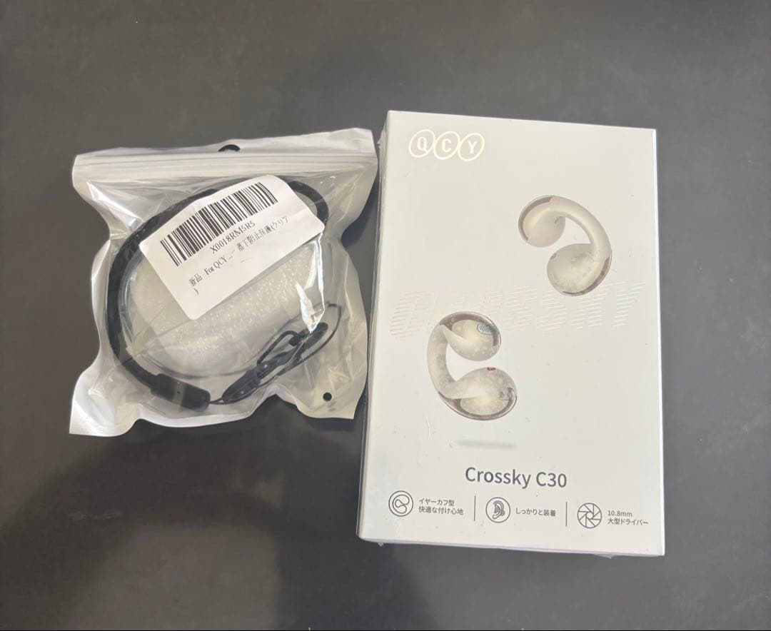Crosssky C30 ホワイト ワイヤレスイヤホン