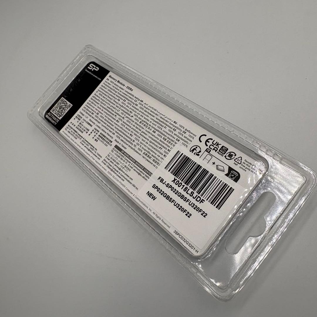 【新品】シリコンパワー DDR4 3200 32GB(16GB×2)