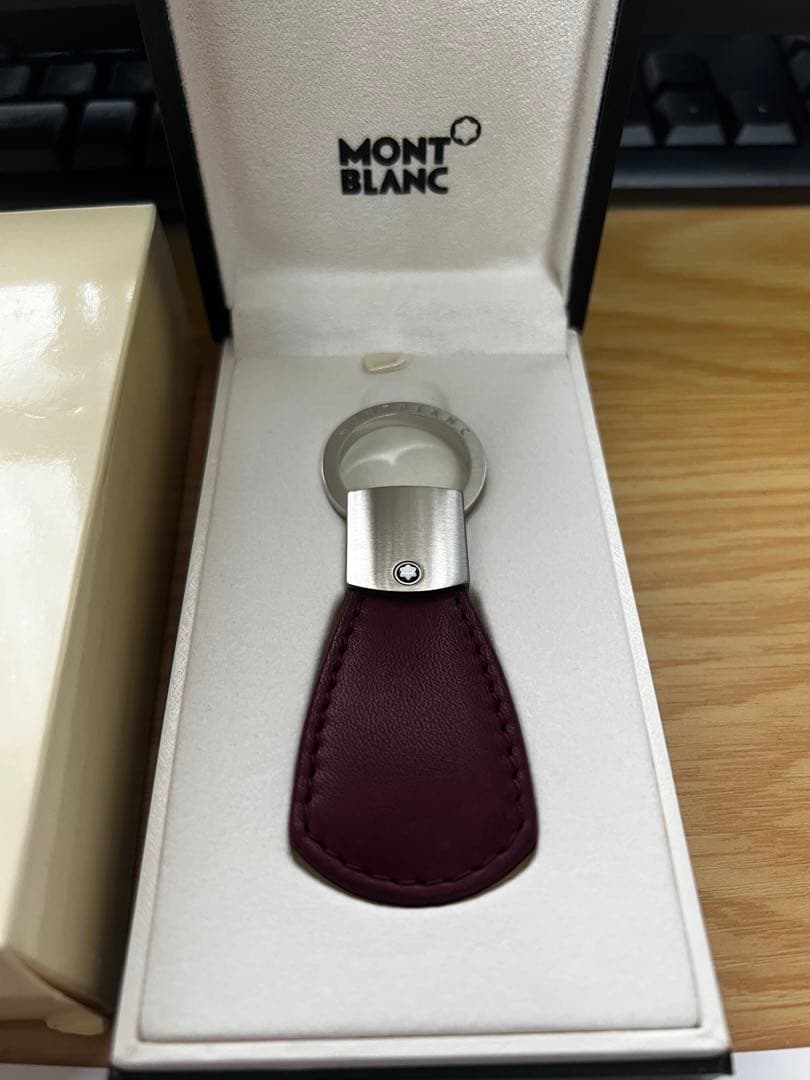 新品 MONTBLANC モンブラン キーリング キーホルダー