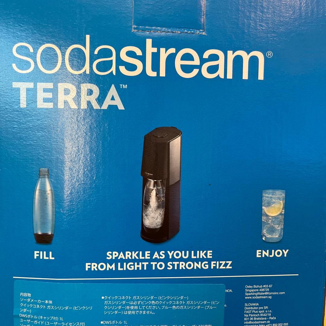 【新品】sodastream TERRA 炭酸水メーカー