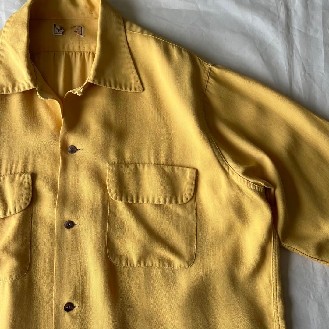 50’s ARROW アロー　レーヨンシャツ　古着