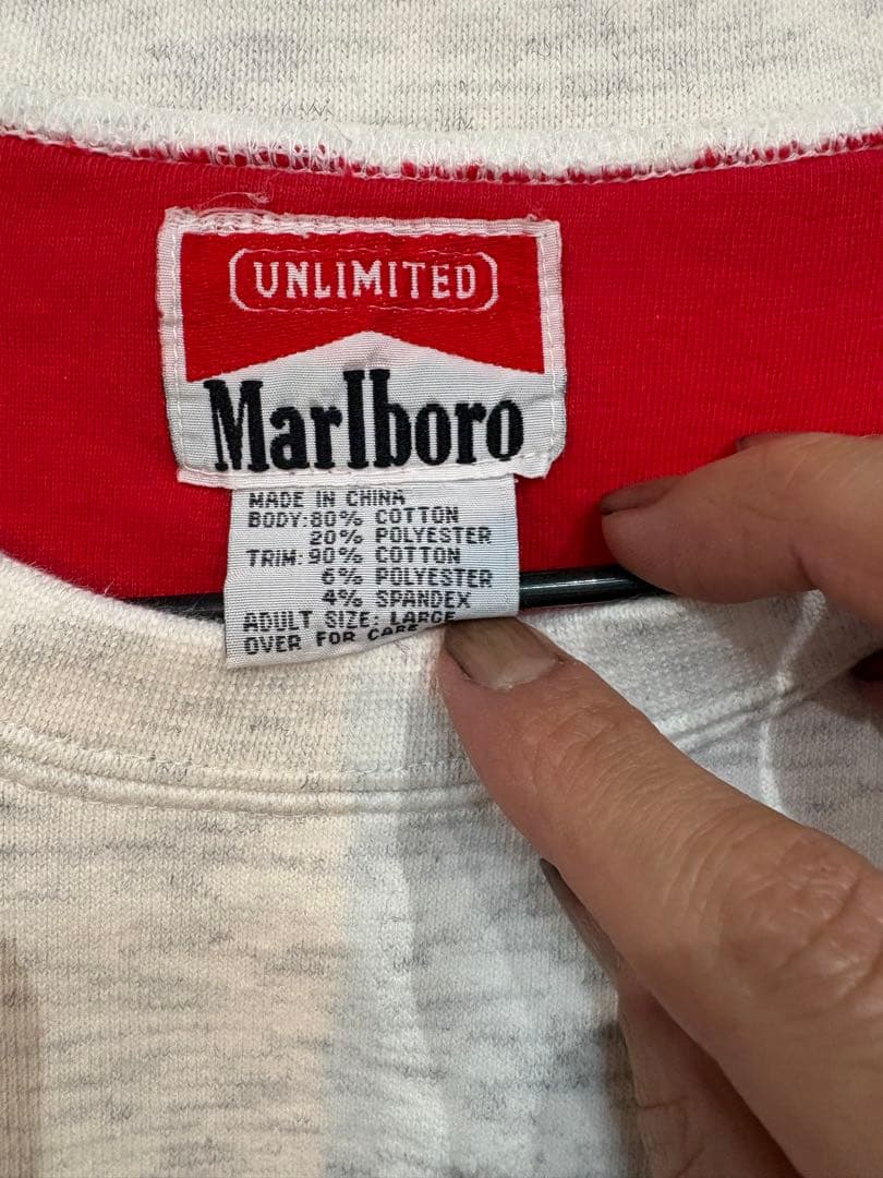 90s/marlboroマルボロスウェットリザード Lシュプリームリーバイス