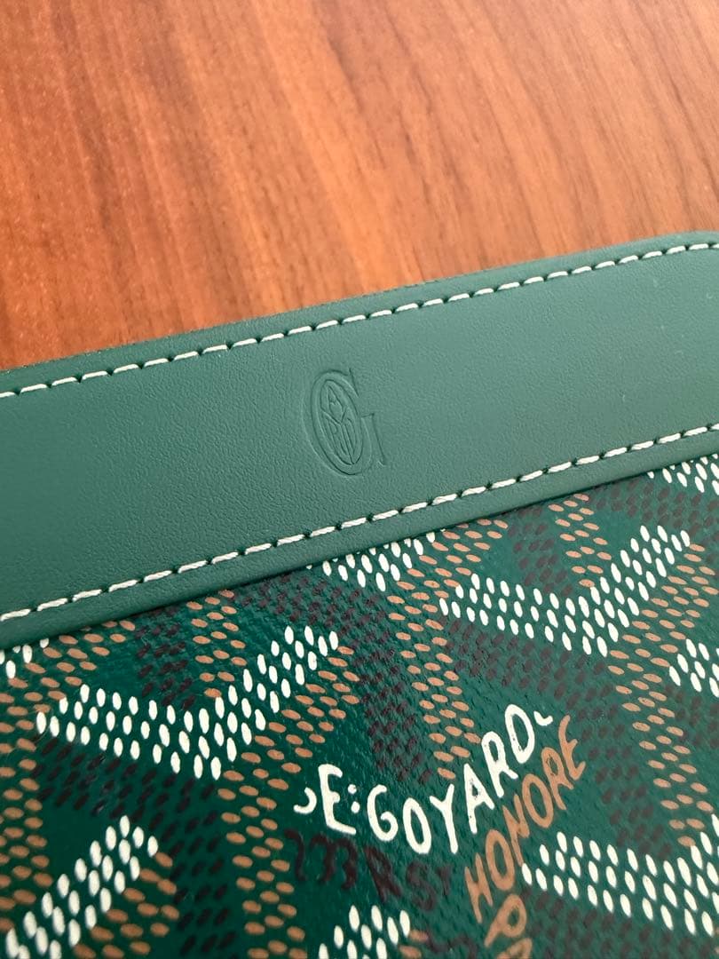 GOYARD ゴヤール　マティニョンミニ　ケース　グリーン　PM
