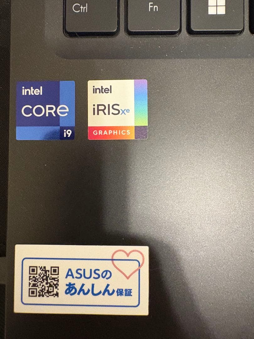 【core i9】ASUS VivoBook 15.6インチ ブラック