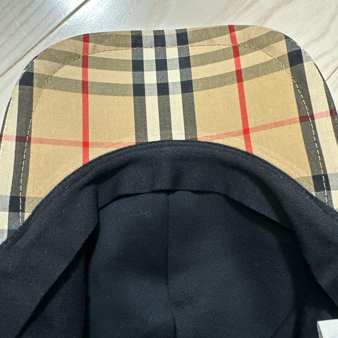 BURBERRY チェック柄 ベースボールキャップ Mサイズ