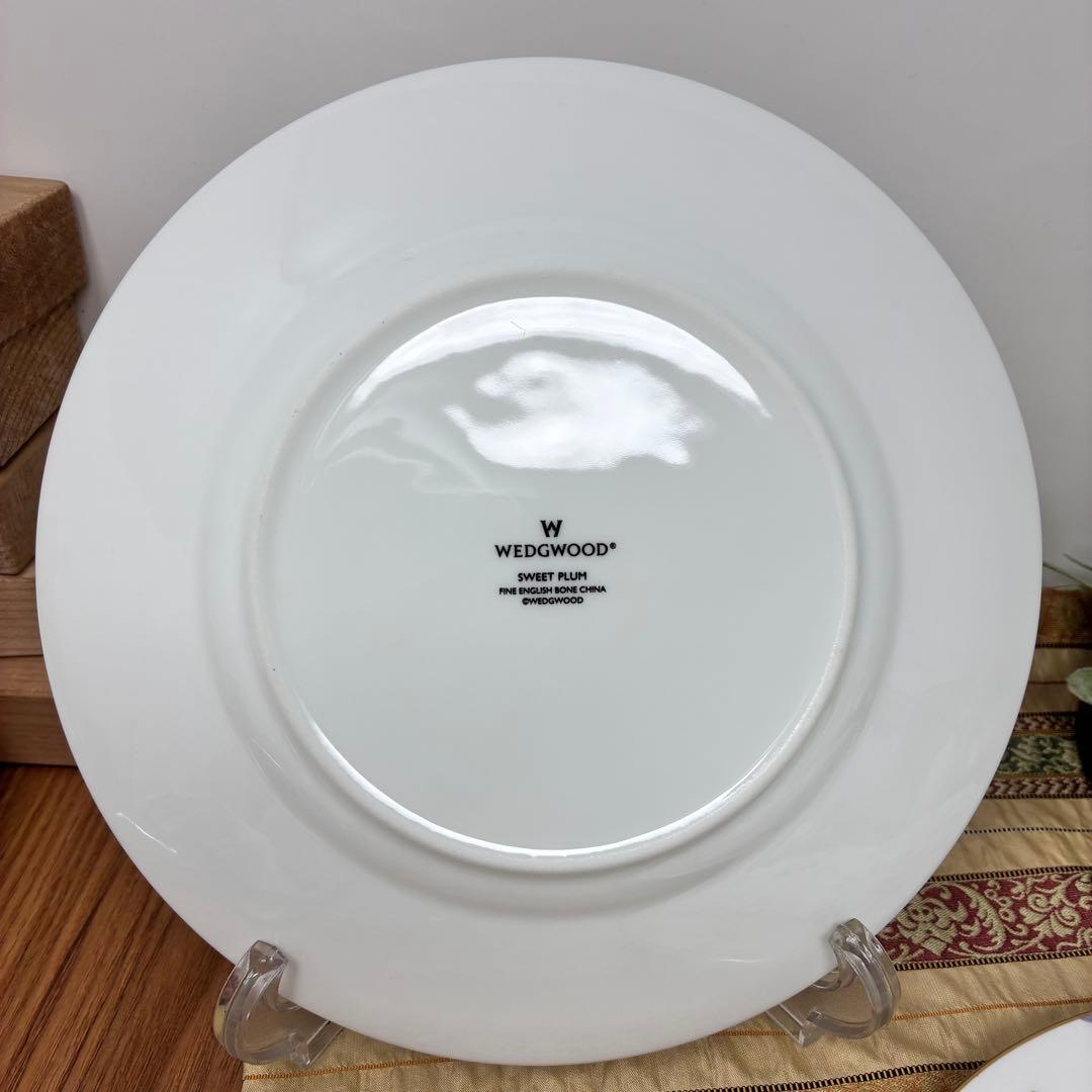 極美品　ウェッジウッド　スウィートプラム　皿 プレート　4枚セット