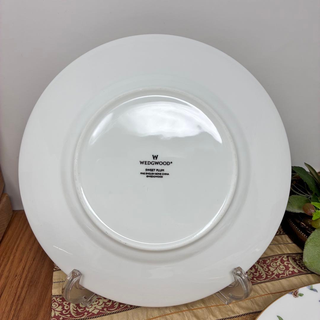 極美品　ウェッジウッド　スウィートプラム　皿 プレート　4枚セット