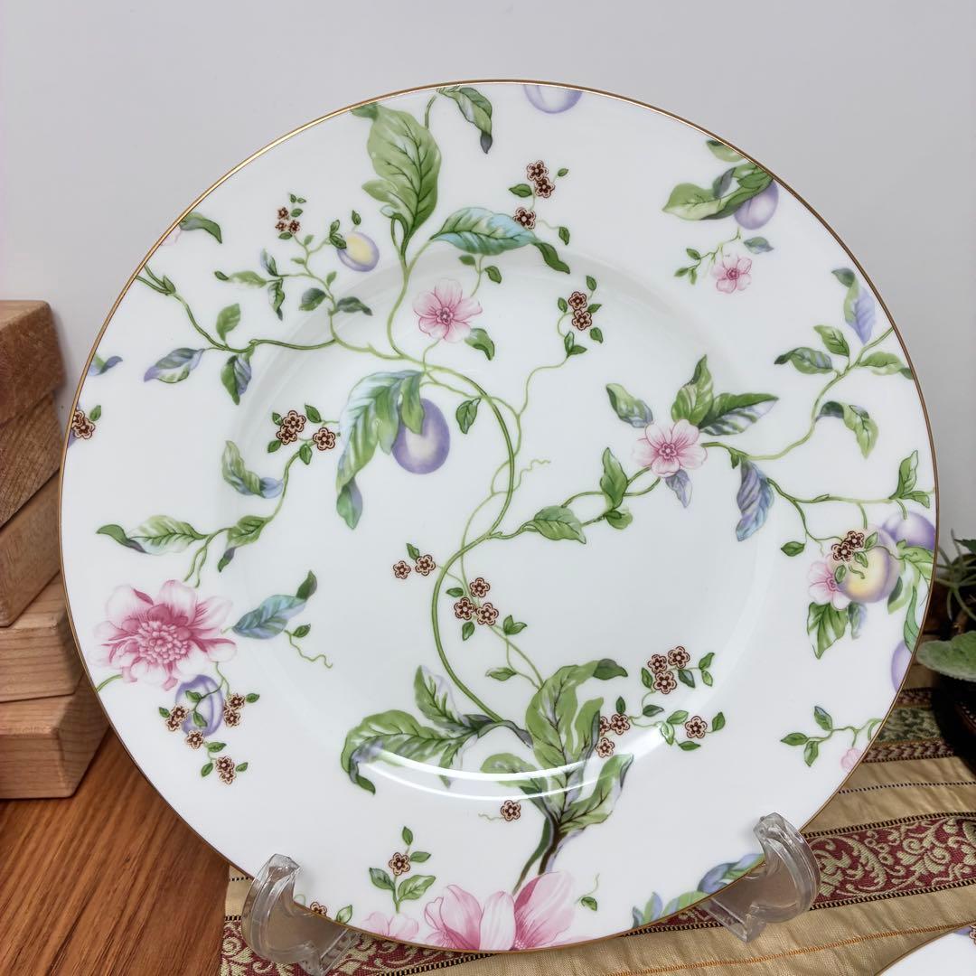 極美品　ウェッジウッド　スウィートプラム　皿 プレート　4枚セット