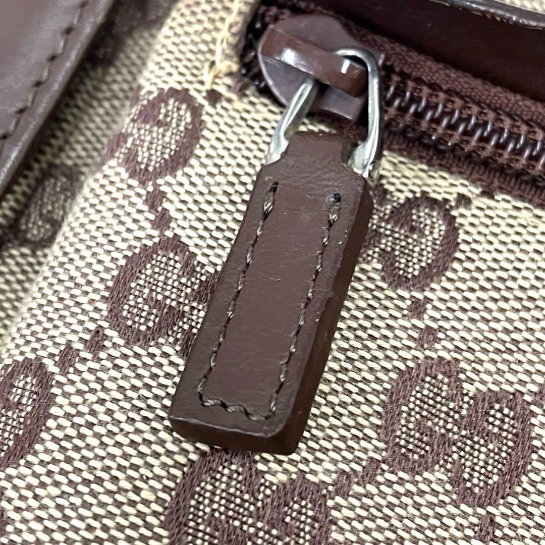 大人気☆GUCCI☆グッチ☆ボディバッグ☆GGキャンバス☆レザー☆ブラウン