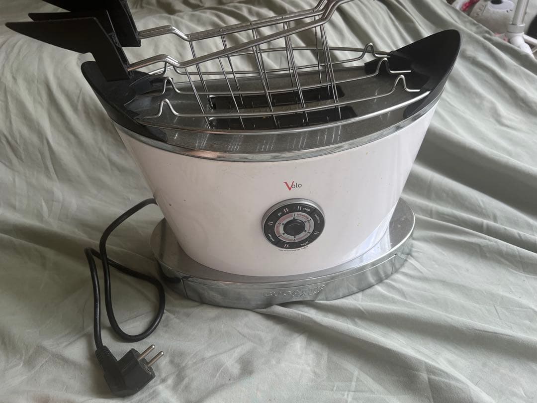 ドイツ製 Bugatti Volo ステンレス 2枚焼きトースター 高級家電